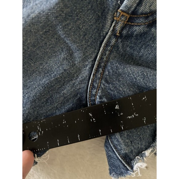 Agolde Parker Vintage Cut Off Denim Shorts In Swapmeet Size 27 Country Boho - Picture 9 of 9